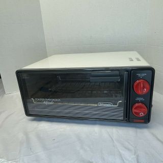 Vintage Delonghi Alfredo Deluxe Toaster Oven,  White Cabinet,  Rare Xu - 14