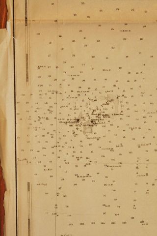 1868 US Coast Survey Chart of the Straits of Florida,  Key West,  Cuba 3