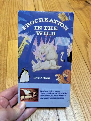 Vhs Procreation In The Wild Rare Live Action Animals Educational Ten Star Video