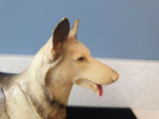 Rare Antique Vintage Dog Usa Kids Plastic Toy German Shepherd Collectible