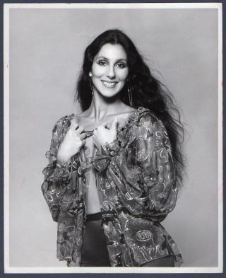 Cher Sexy Pop Music Singer Actress 1978 Tv Special Orig Publicity Photo 8x10