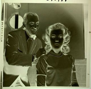 1961 Sexy Young JANE FONDA & Roland Winters Negative 2