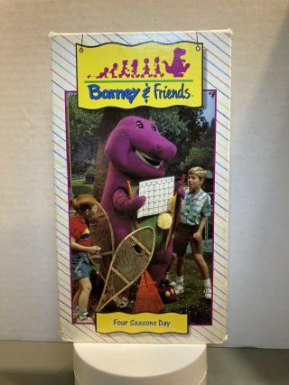 Barney - Four Seasons Day - Time Life Video 14 Vhs Tape The Lyons Group Rare Oop