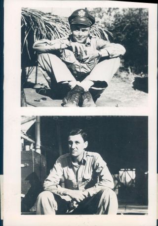 1946 Photo Military Corey Ford Lieutenant Colonel Alastair Macbain Author Last