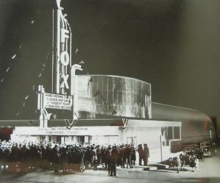 Vtg 8 X 10 Photo Grand Opening 1946 Fox Theatre Movie Theater Aurora Colorado 2