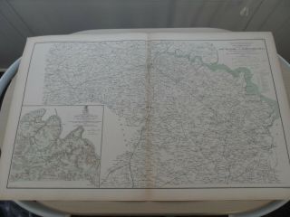 Antique Civil War Map Petersburg Vicinity And Battlefield Of Chancellorsville Va