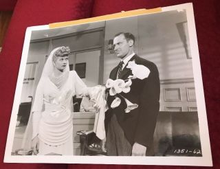 Lucille Ball (lucy) Vintage 8x10 Rare Photo 1946 Movie Easy To Wed