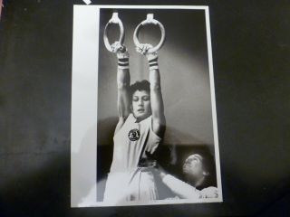Vintage Glossy Press Photo - Framingham Gymnastics Jim Naticchioni Coach 1/29/1987