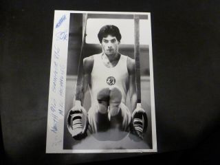 Vintage Glossy Press Photo - Framingham Gymnastics Michael Rosenway 1/29/1987