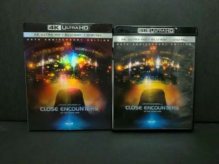 Close Encounters Of The Third Kind (4k Uhd,  Blu - Ray) W/ Oop Rare Slipcover.  40th