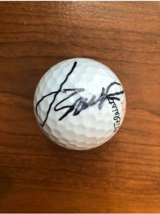 Jordan Spieth Signed Golf Ball Pga Masters Champ Us Open Autograph Rare