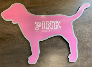 Victoria’s Secret Vs Pink Your Ride Vintage Dog Pup Large Fridge Magnet Rare Htf