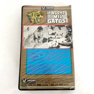 La Noche De Los Mil Gatos (Blood Feast - Night Of A Thousand Cats) VHS 1974 RARE 3