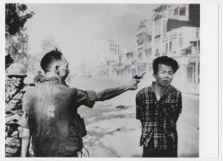 Eddie Adams 1967: Vietcong Executed Saigon,  1969 Pulitzer,  Gelatin Silver Print