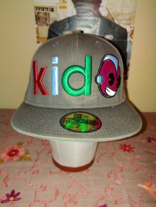 Rare Kidrobot Wrap - Around Spell Out Era 59fifty Hat Cap 7 1/2