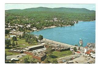 Aerial View Lake George York Vintage 4x6 Postcard Lo18