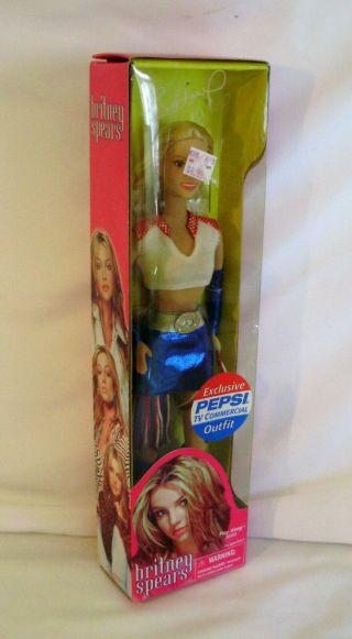 Rare Play Along Britney Spears Pepsi Commercial Outfit 11.  5” Fashion Doll