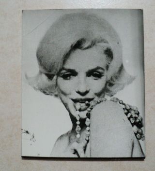 Marilyn Monroe 1962 Vintage Bert Stern Contact Photo Rare Calendar Girl