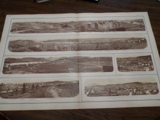 Antique Lithograph Print Civil War Photos Knoxville Chattanooga Tenn Panoramic