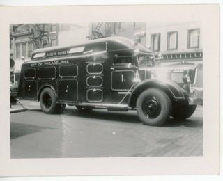 Brockway Approved Fire Rescue Squad 1 Philadelphia Pa Fire Dept: Photo - 1949
