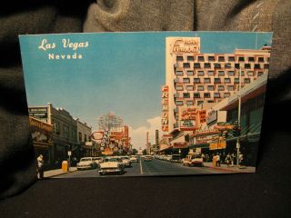 Vintage Postcard Las Vegas Nevada Hotel Fremont Gambling Pc Strip Casino