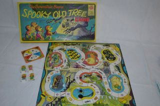 Vintage 1989 Rare The Berenstain Bears Spooky Old Tree Board Game