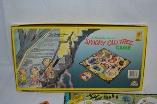 Vintage 1989 RARE The BERENSTAIN BEARS Spooky Old Tree Board Game 3