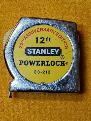 Rare Lefty Stanley Powerlock 12 