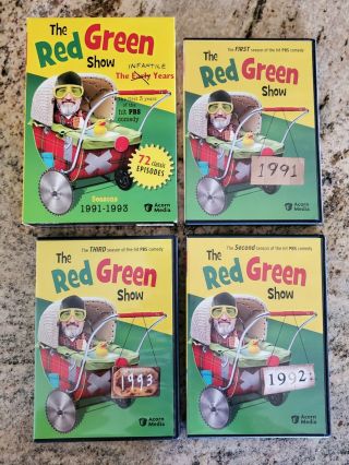 ✅ The Red Green Show Infintile Years Dvd Box Set Season 1 2 3 Rare Pbs Comedy R1