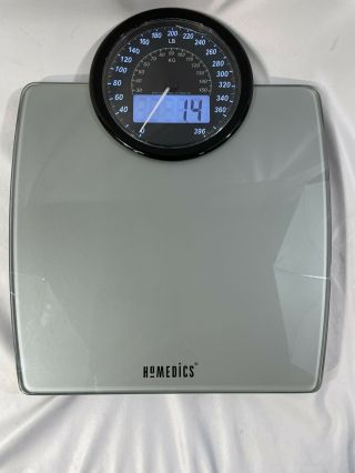 Rare Homedics Electronic/dial Bathroom Scale Model Number Sc - 900.