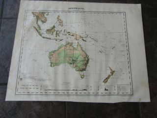 1868 Map Of Australia & East Indies
