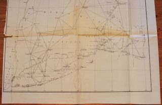 1868 US Coast Survey Map Nantucket Arc Long Island Sound 3