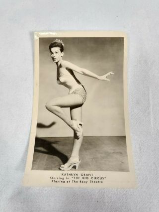Kathryn Grant Busty,  Stockings Vintage Photo Circa 1959 " The Big Circus " 8 " X 5 "