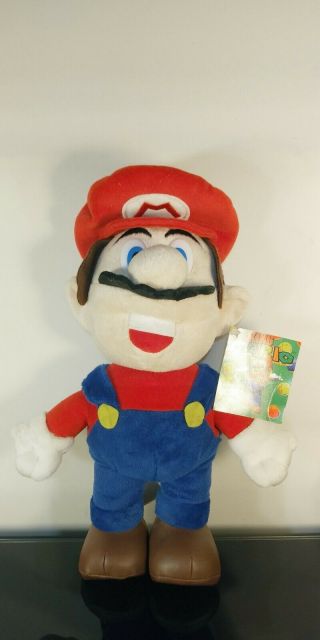 Vintage 1997 Talking Mario Plush Nintendo Rare 2