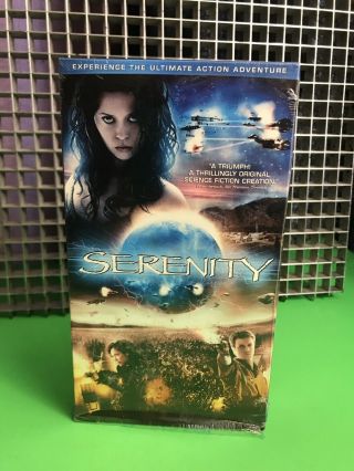 Serenity - Vhs•firefly•very Rare 2005 Late Release Vhs•sci - Fi•adventure•