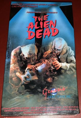 The Alien Dead Vhs Horror Fred Olen Ray Genesis Home Video Cult Rare