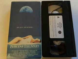 Bikini Island Vhs Rare Horror 1991 Model Slasher Erotic Sov Prism Markes Floria