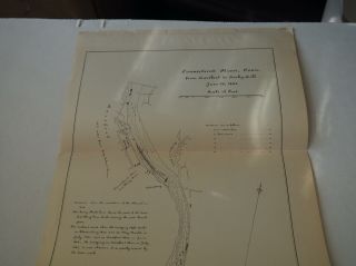 Antique Map - Connecticut River,  Conn From Hartflow to Rocky Hill,  1883 2