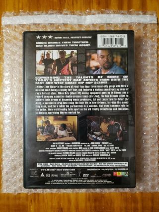Thicker Than Water (DVD,  2000) Mack 10 Fat Joe Ice Cube,  PALM INSERT RARE HTF OOP 2