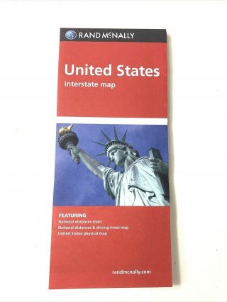 Rand Mcnally Folded Map: United States All Interstate And U.  S.  Highways