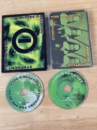 Rare Type O Negative Dvd Symphony For The Devil With Bonus Cd Must Have