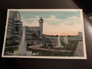 Vintage Postcard - Crystal Palace Sydenham London - P6