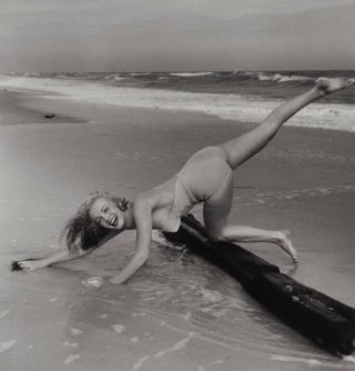 1949 Marilyn Monroe Photo Andre De Dienes At Tobay Beach Ny 11x14