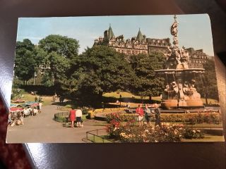 Vintage Postcard - Princes Street Gardens Edinburgh - 1972 - P5