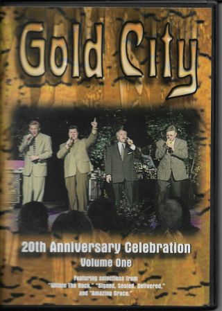 Gold City.  " 20th Anniversary Celebration ".  Vol.  One.  Rare Oop Htf Gospel Dvd