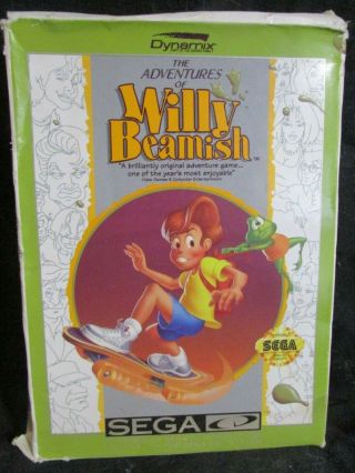 The Adventures Of Willy Beamish Sega Cd 1994 Extremely Rare Complete See Notes
