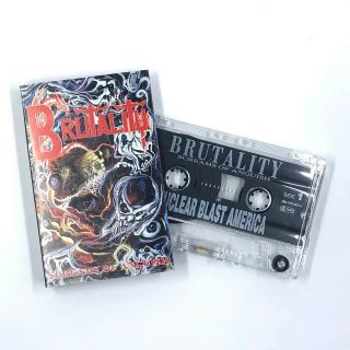 Brutality Screams Of Anguish Cassette Tape 1993 Death Metal Nuclear Blast Rare