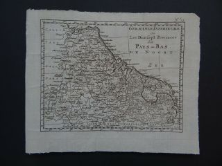 1755 Bossuet Atlas Map Belgium - Netherlands - 17 Provinces Unies Du Pays Bas