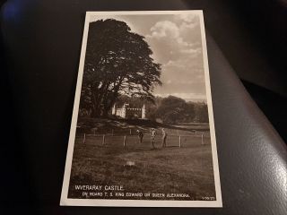 Vintage Postcard - Inveraray Castle - On Board T S King Edward - 1920 - Lb