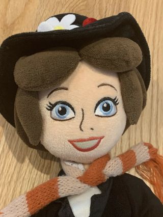 Disney Store Exclusive Mary Poppins Plush Soft Doll 20in 50th Anniversary Rare